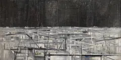 Jaroslav Paur, White City, 1964, oil, canvas
