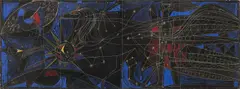 Ladislav Dydek, Star Constellations, 1964, tempera, paper, cardboard