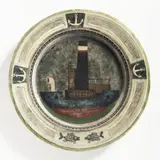 Vlastimil Beneš, Lighthouse, 1966, oil tempera, plaster