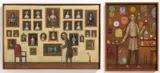 Jindřich Ulrich, At the Clockmaker's - the Old Bachelor's Gallery, 1976-1977, oil on plywood