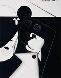 Eugène Martin, Untitled, 1988, Pen, ink, and graphite on paper