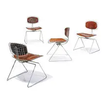 Michel Cadestin, Beaubourg chairs (4), 1976, Teda