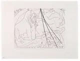 Pablo Picasso, Femme Torero, III (from La Suite Vollard), Etching on Montval paper with Vollard watermark