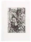Pablo Picasso, Le Viol sous la F, Aquatint, etching, and drypoint on Montval paper with Vollard watermark