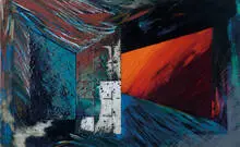 Laddie John Dill, Untitled, 1986, Mixed media collage on paper