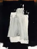 Untitled by Emerson Woelffer, c. 1955-60, Oil on canvas, sold Oct 2013