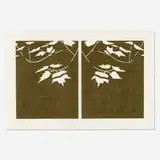 Black Brook (for Parkett Special Edition 21) by Alex Katz, 1989, woodcut on Goyu paper, sold Feb 2022