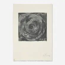 Target (from the For Meyer Schapiro portfolio) by Jasper Johns, 1973, screenprint in colors, sold Feb 2022