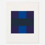 Ad Reinhardt, Untitled (from the 10 Screenprints by Ad Reinhardt portfolio), 1966, screenprint in colors
