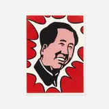 Roy Lichtenstein, Mao, 1971, lithograph in colors on Arches