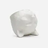 Kiki Smith, Cat, 1999, cast porcelain with glazed interior