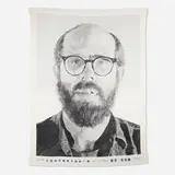 Chuck Close, Self-portrait (tapestry), 1993, silk jacquard weave