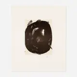 Nocturne V (from the Octavio Paz suite) by Robert Motherwell, 1988, lithograph in colors and chine appliqué on Arches with Japanese gampi handmade paper, sold Feb 2022