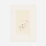 Return (from the Octavio Paz suite) by Robert Motherwell, 1988, lithograph in colors and chine appliqué on Arches with Japanese gampi handmade paper, sold Feb 2022