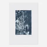Jasper Johns, Summer (Blue), 1985-91, lithograph in colors on pale blue J. Whatman