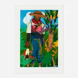 Romare Bearden, The Lantern, 1979, lithograph in colors