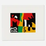 Stuart Davis, Untitled (from the Ten Works by Ten Painters portfolio), 1964, screenprint in colors on Mohawk Superfine Cover