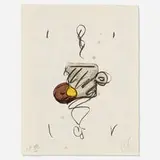 Claes Oldenburg, Do-nut and Mug, 1995, lithograph in colors on cream Kochi Kozo paper