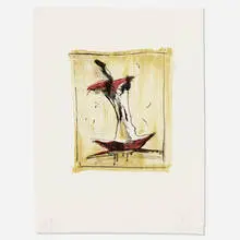 Claes Oldenburg, Apple Core, 1991, lithograph in colors