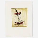 Claes Oldenburg, Apple Core, 1991, lithograph in colors