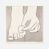 Roy Lichtenstein, Foot Medication, 1963, offset lithograph