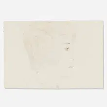 Alex Katz, Profile of Vincent, 1974, drypoint on German etching paper