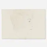 Alex Katz, Profile of Vincent, 1974, drypoint on German etching paper