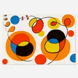 Untitled by Alexander Calder, c. 1970, lithograph in colors, sold Feb 2022