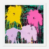 Thierry Guetta, Flowarh$, 2021, screenprint in colors