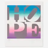 Robert Indiana, Spring (from the 4 Seasons of Hope portfolio), 2012, screenprint in colors