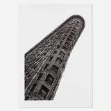 John Harris, Flatiron (vertical), 1995, etching and aquatint