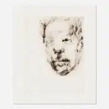 Fading Man I by Diane Victor, photopolymer intaglio, sold Feb 2022