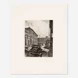 Armin Landeck, Bedford Street, etching