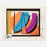 Andy Warhol, U.N. Stamp, 1979, offset lithograph on Rives paper