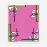 Nicholas Krushenick, Over The Top, 1978, screenprint in colors