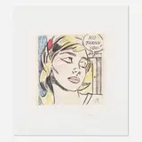 Roy Lichtenstein, No Thank You, 1984, offset lithograph in colors