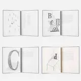 David Hockney, Hockney's Alphabet, 1991, lithograph and aquatints in colors in bound book