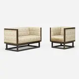 Josef Hoffmann, Cabinet settee and lounge chair