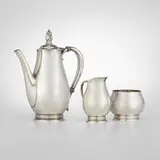 International Silver Company, Royal Danish three-piece coffee service, sterling silver