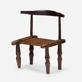 Dan or Senufo artist, Chair, carved wood