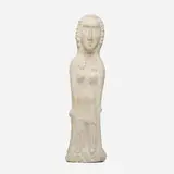 Folk Art, Figure of a woman, carved stone