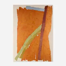 Michael Goldberg, Codex Coner Piede Vicentino V, 1980, metal powders acrylic, pastel and chalk on canvas