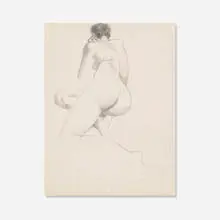 Milton Avery, Back View, c. 1940, pencil on paper
