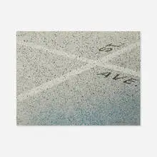 Street Meets Avenue by Ed Ruscha, 2000, lithograph on Rives BFK paper, sold Sep 2015
