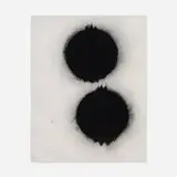 Donald Sultan, Pomegranate, 1990, charcoal on paper