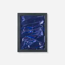 Anselm Reyle, Untitled, 2005, foil in artist's frame