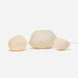 André Cazenave, Rock lamps, set of three, c. 1970, fiberglass