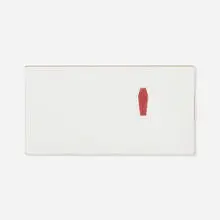 Untitled by Robert Therrien, 1985-1987, enamel on wood, sold Sep 2015