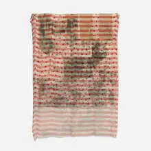 Robert Rauschenberg, Lattice (Hoarfrost), 1975, lithograph and screenprint on linen and silk