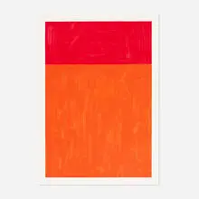 Ohne Titel I by Günther Förg, 2000, screenprint on paper, sold Sep 2015